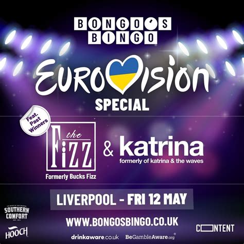 Bongo's Bingo Eurovision Weekender In Liverpool To Feature The Fizz.